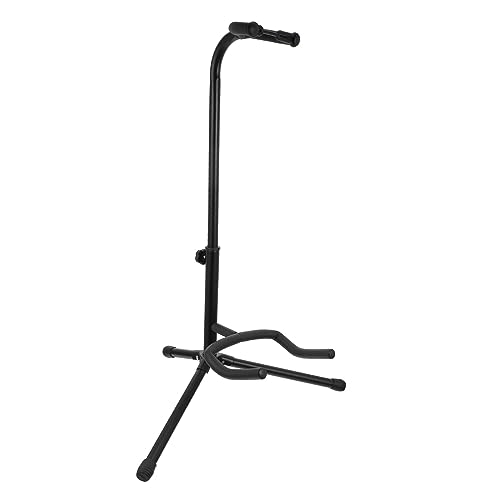 Milisten 1Pc Folding Guitar Display Stand Lightweight Durable Guitar Storage Rack and Ukuleles for and Home Use Black