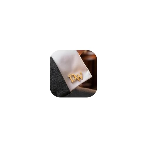 Personalized Cufflinks for Groomsmen Custom Initial Cufflinks Wedding Gift for Groom Father Best Man Proposal Groomsmen Gifts