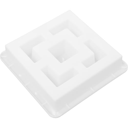 UPKOCH Molde para Ladrillos de Hormigón Reutilizable Molde Plástico para Ventana Enrejada Vintage de Jardín Herramienta DIY para Patios y Terrazas