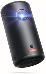 Nebula Capsule 3 Mini proyector portatil 1080p, Wi-Fi, 200 ANSI lúmenes, Google TV, Netflix, Dolby Digital, Imagen 120 pulg, batería integrada, 2,5h