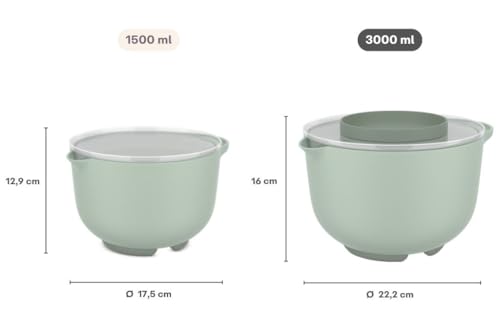 Mepal - Tazón mezclador con tapa y base antideslizante 3000 ml miniatura 4