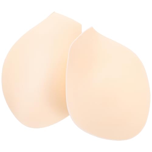 BESTOYARD 2pcs Mens 3D Swim Briefs with Sponge Pad, Bulge Enhancing Under-wear, U-Convex Pouch, Large man Breathable Coasters Yellow