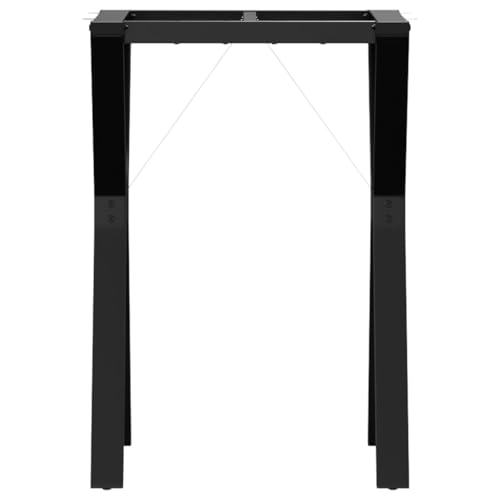 Pied de table en forme de Y acier réglable en hauteur pour table basse et établi - 5