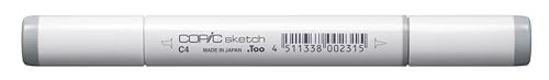 Copic Markers C4-Sketch, Cool Gray, 1 Count (Pack of 1)