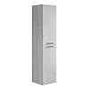 Badezimmer Badschrank Saturnus 130cm Grau – Regal Schrank Hochschrank Schrank Möbel