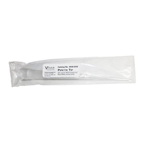 VistaLab 4058-6332 RNase/DNase Certified Micro Pipette Tip, 10mL Volume, Sterile (Bag of 50)