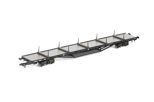 Hornby R60205 BR YMO Salmon Bogie Bolster Wagon - Era 7 Freight Wagons Wagons & Wagon Packs, Black - Image 2