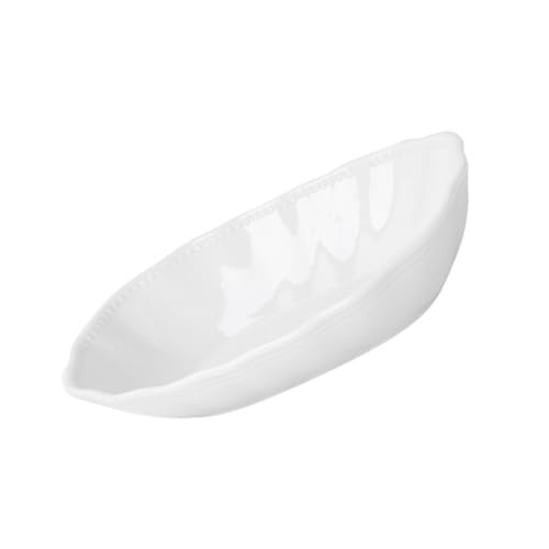 Gatuida Fuente Horno de Blanca Bandeja Horno Versátil para Hornear Ensaladera y Molde de Seguro para Microondas y Uso Doméstico