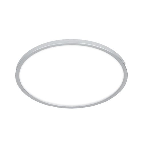 - Plafoniera LED a luce indiretta piatta protezione IP44 contro gli spruzzi dacqua plafoniera LED pannello LED lampada per bagno 29x4 cm DxH cromato opaco