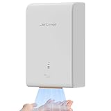 JETWELL ADA Compliant Hand Dryer, ABS Plastic Cover Hard Wired Design, AC 110V-130V JW2825 (White)