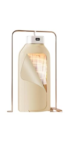 Generico Secadora portátil eléctrica compacta plegable con temporizador y protección UV, mini secadora silenciosa para apartamento, dormitorio, zapatos, ropa infantil