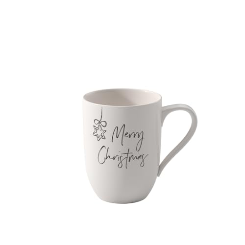 Villeroy & Boch - Statement Tasse Merry Christmas Weiß,...