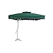 LIUJING 2,5 m de Parapluie extérieur Parapluie Parapluie Romain Parapluie du Soleil Portable (Color : Green)