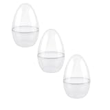 Kielsjajd Acryl-Osterei zum Befüllen, 30cm Eier zum Aufstellen, Transparent Ostereier, Eier zum Befüllen von Leckereien, Ostern, Party, Gastgeschenk, Jagd, Korbfüller, Basteln, Ostergeschenk