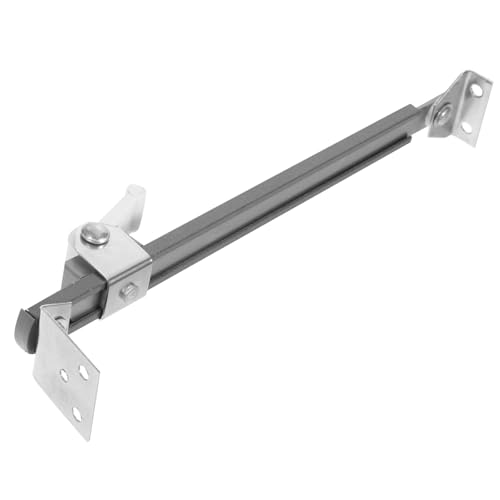 COHEALI Barra de Seguridad para Puerta Corrediza de Metal, Limitador para Ventana Corredera 14.76-9.45 Pulgadas, Pestillo Resistente Pintado para Protección contra Viento, Cerradura