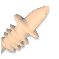 WidgetCo White Plastic Pour Spouts (Qty 100)