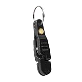 KIXZSAZ Angelschnurclip mit Downrigger Auslösemechanismus, einstellbarer Spannung, für ambitionierte Angler, die Wert auf Leistung legen. Schnappverschlussclip mit Power Grip, Schwarz, 4.8 x 1.1 cm