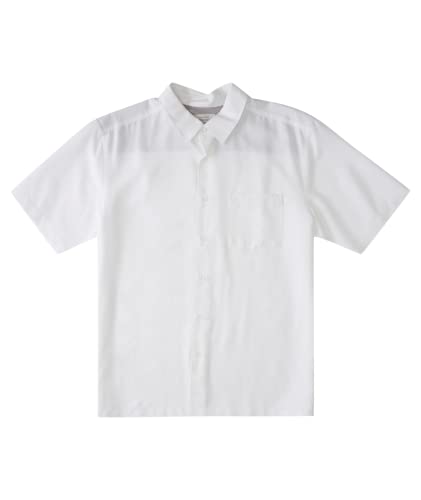 Quiksilver Waterman Men's Tahiti Palms 4 Button Up Floral Collared Shirt