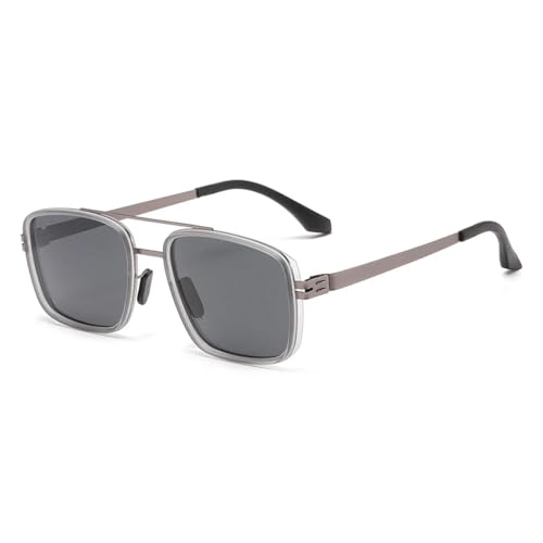 Lunettes de soleil rétro femmes monture légère verres noirs protecteurs