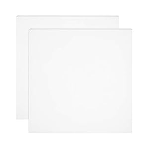 BENECREAT Weiße Silikondichtung 200x200x2mm 2er-Pack