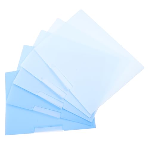 Lurrose 5 Szt. Obróć Folder Foldery Plików Czerwone Kolorowe Foldery Na Pliki Mały Folder Plików Rozkoszuj Się Folio Organizatora Dokumentów Plastikowy Rękaw Na Dokumenty Domowe Biuro