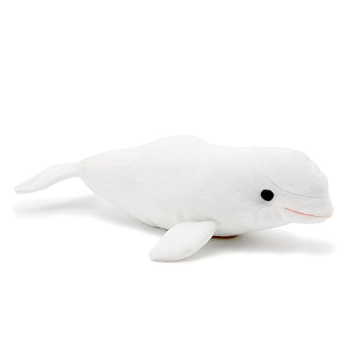 Zappi Co Ultra Soft Beluga Whale Plush Toy (32cm Length) - Eco-Friendly, Newborn Gift, Realistic Lifelike - Image 2