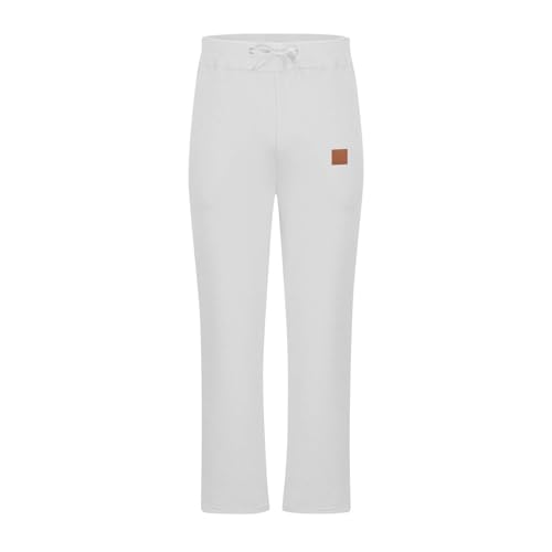 Mens Drawstring Waist Casual Pants Loose Fit Sweatpants Baggy Joggers with Pockets Stylish Sports Long Pant2