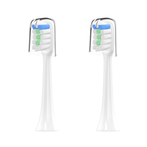 電動歯ブラシブラシ、互換性がありますシャオミホワイトニング歯口腔衛生歯に対応(2pas white)