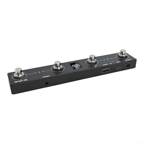 Leggero e portatile: ideale per musicisti in movimento, questo controller compatto a pedale si adatta facilmente a qualsiasi borsa per attrezzi.