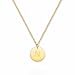 Produktbild GD GOOD.designs Kette mit Buchstaben N Gold 18 Karat - Wasserfest | Goldkette für Damen mit A-Z Anhänger | Initial Buchstabenkette - Geschenk für Sie und Ihn