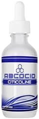ABCOCID Citicoline - Gotas líquidas de 490 mg, líquido de 4 onzas, 240 porciones, fabricadas en Estados Unidos, absorción rápida, ingredientes disponible en Yaxa Venezuela