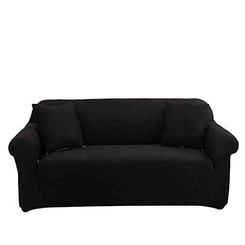 Housse de canapé très extensible noire pour sublimer le salon - 2