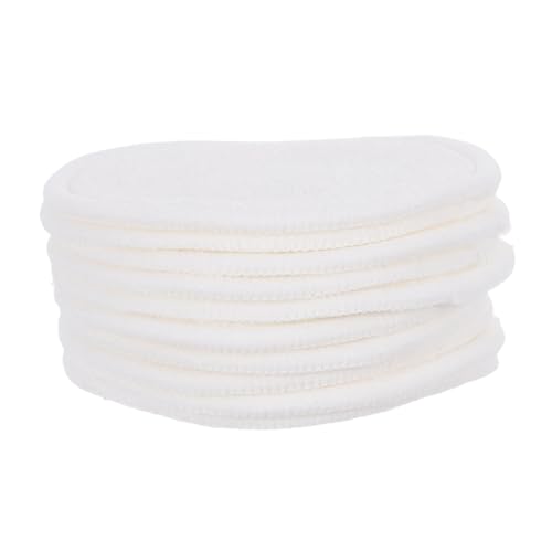 DECOMELODY 10 Piezas Unidades Almohadillas Desmaquillantes Reutilizables de Algodón Suave Redondas para Limpieza Facial Aptas para Tipo de
