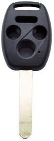 New Transmitter Uncut Remote Key Case for HONDA Accord CRV Pilot Civic Fit Replacement Fob 4 Button No Chips Inside