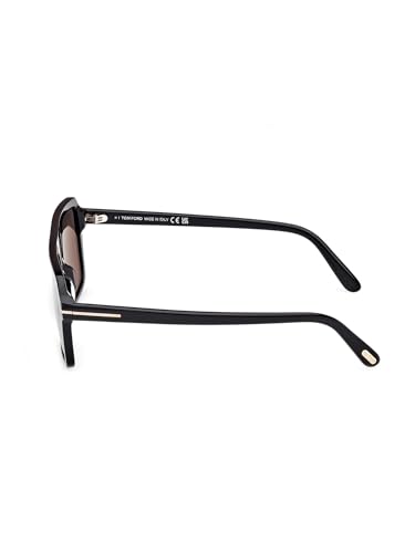 Tom Ford Vincent Smoke Square Men's Sunglasses FT1176 01A 562