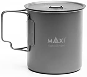 Boundless Voyage Titanium Pot & Wood Stove Set – Ultralight 800ml Camping Cookware For Backpacking