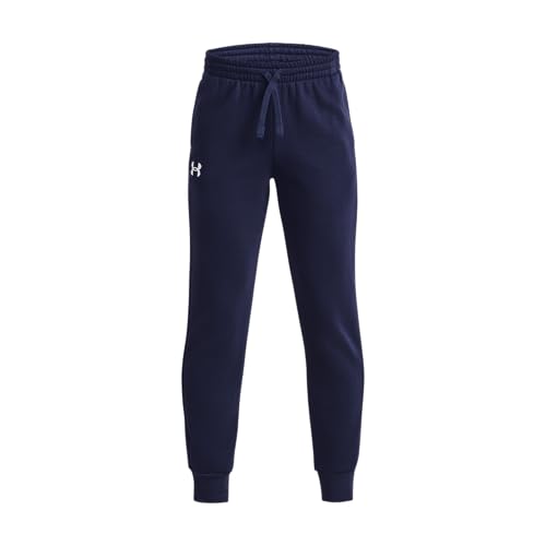 Under Armour Ua Rival Fleece Joggers, Pantalones deportivos Niños, Midnight Navy, L