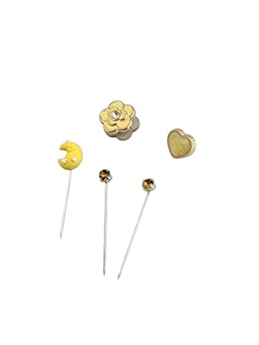 Image of MeiSie Magnetic pin Combo with Hijab pin /Hijab pin Set of 5 pins with 1 Magnetic pin /Brooch /Scarf pin /Needle pin