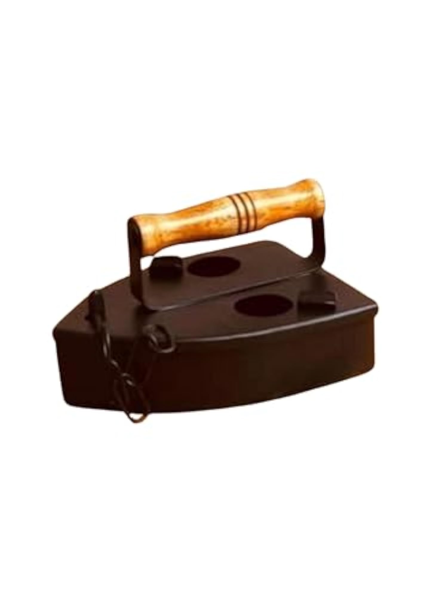 Vintage Coal Press Shaped Ashtray with Lid