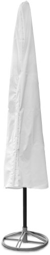 KOVERROOS Weathermax 14150 Schirmabdeckung, 2,1 m bis 2,3 m, 182,9 cm Höhe x 121,9 cm Umfang, Weiß Cover