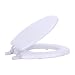 Achim Home Furnishings TOVYSTWH04 17-Inch Fantasia Standard Toilet Seat, Soft White