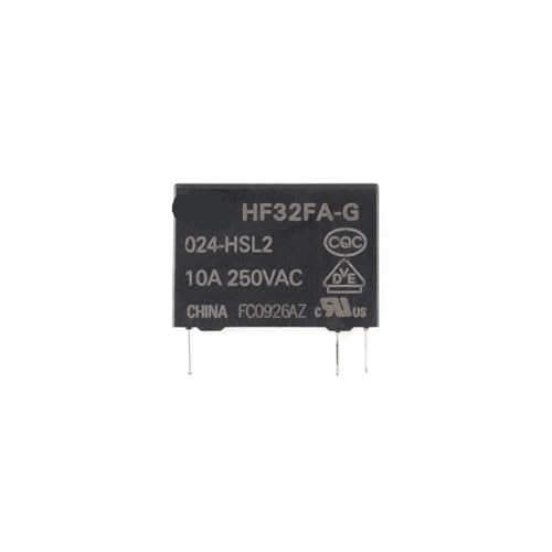 Relais de puissance HF32FA-G 5V 12V 24V 10A pour circuit imprimé