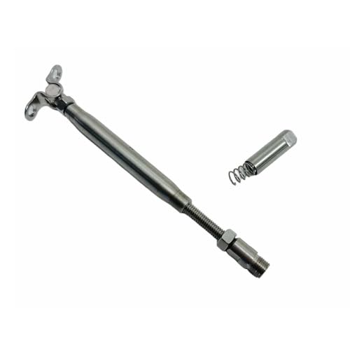 Tensor de palanca para cubierta de 1/4" Push and Go con rosca 5/16"-18 en acero inoxidable T316 miniatura 4