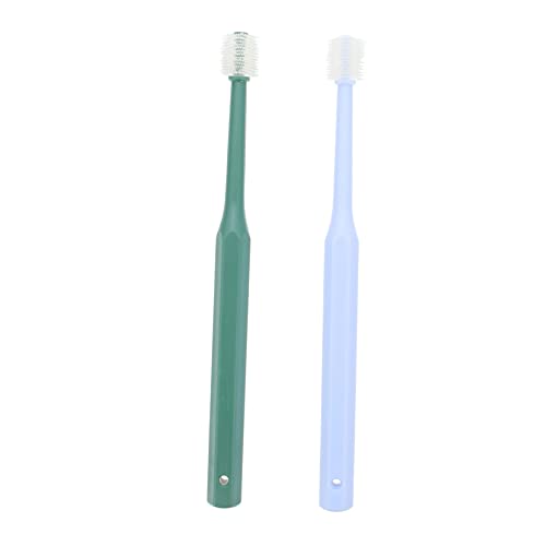 SUPVOX Pet Care Double Head Dog Toothbrush Small Dog Toothbrush Oral Cleaning Brush 360-degree Brush