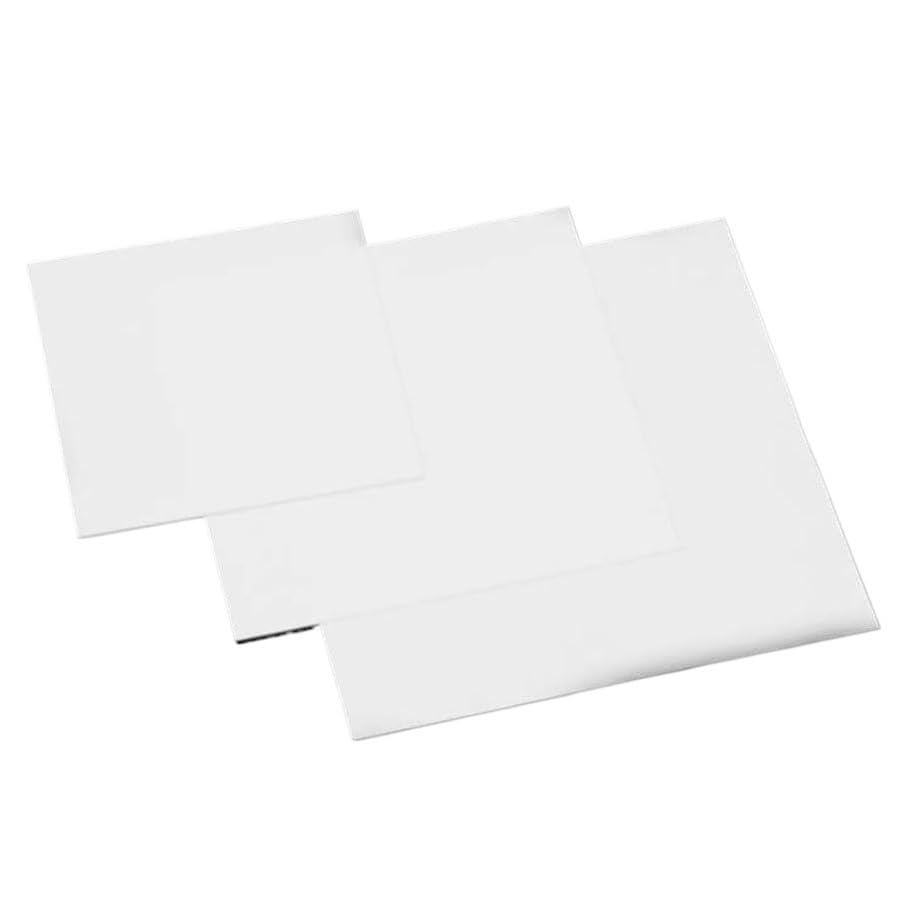 Placas aislantes de fibra cerámica, 1 lámina de cerámica de alúmina 95 cuadrada blanca de varios tamaños(125X125X2mm)