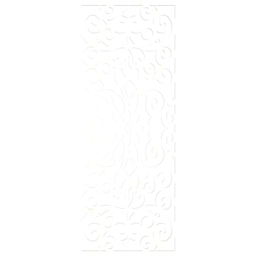 Image of Buel Decorative Pierced Fretwork Wood Wall Panels, 31 3 /8 inchW x 79 3 /8 inchH x 1 /4 inchT, Birch