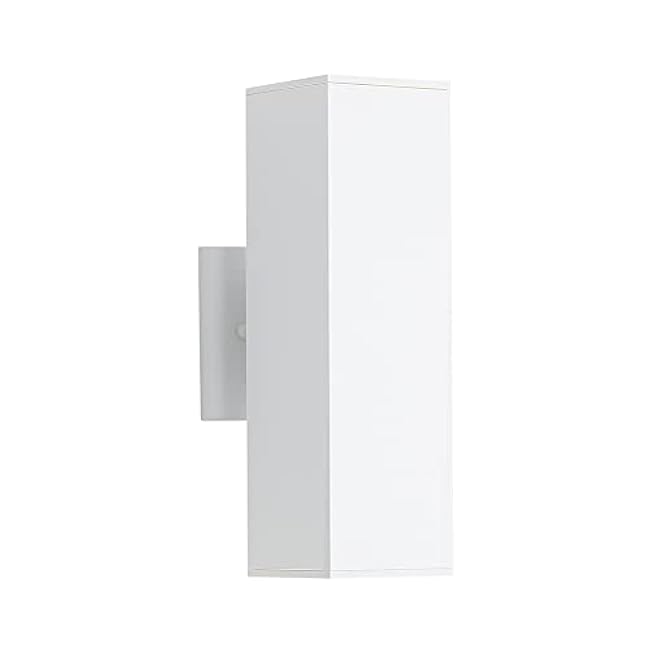 Cerdeco Aluminum Modern Outdoor Wall Light Outdoor Wall Sconce Matte White