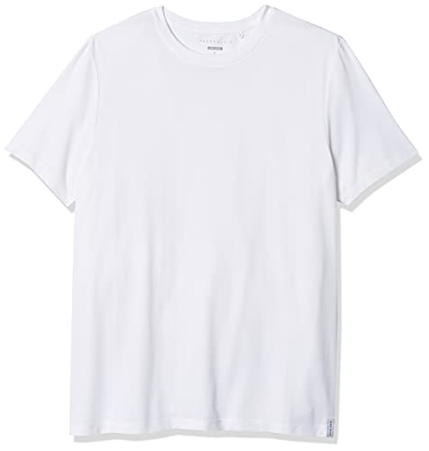 Image of Perry Ellis Men's Core Crew Neck Pima Tee, Solid Soft, Stretch Fabric, Breathable, Lightweight Short Sleeve T-Shirt for Men