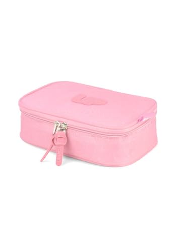 Estojo Escolar Feminino Liso 100 Pens Up4You Ref.46507 (Rosa)