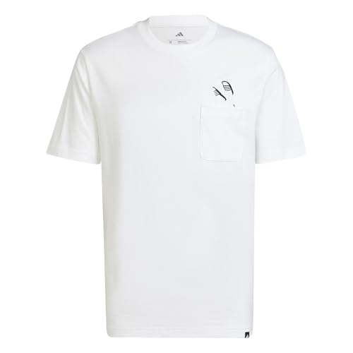 adidas Men's Lounge Slides Pocket T-Shirt